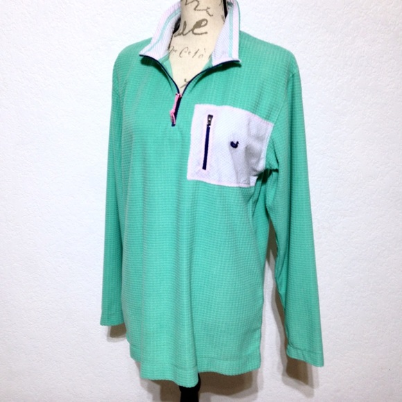 Southern Marsh Dune Pullover w/ Seersucker Pocket - Picture 6 of 10